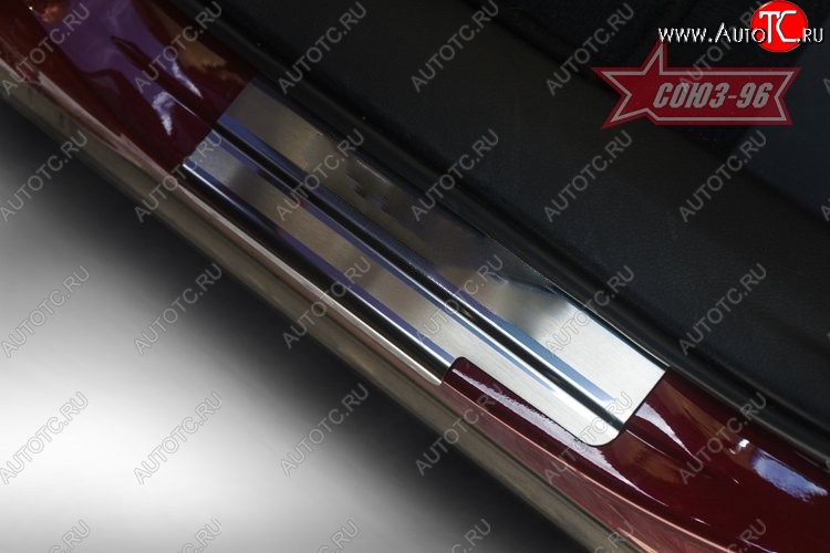 2 519 р. Накладки на внутренние пороги Souz-96 Lexus NX200 Z10 рестайлинг (2017-2021)  с доставкой в г. Пермь