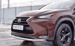 15 999 р. Защита переднего бампера (Ø63 мм, нержавейка) SLITKOFF Lexus NX200 Z10 дорестайлинг (2014-2017)  с доставкой в г. Пермь. Увеличить фотографию 4