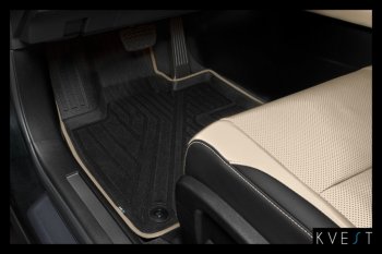 10 529 р. Коврик в салони премиум-класса Kvest Lexus RX450 AL20 дорестайлинг (2015-2019)  с доставкой в г. Пермь. Увеличить фотографию 11