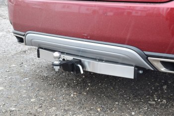 19 939 р. Фаркоп Petroil Tuning (съемный квадрат, с нержавеющей пластиной, кроме F-Sport)  Lexus RX350L  AL20 (2019-2022) рестайлинг  с доставкой в г. Пермь. Увеличить фотографию 4
