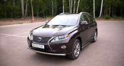 13 999 р. Одинарная защита переднего бампера диаметром 63 мм SLITKOFF Lexus RX270 AL10 дорестайлинг (2010-2012)  с доставкой в г. Пермь. Увеличить фотографию 4