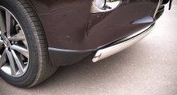 11 599 р. Защита переднего бампера (Ø75х42 мм, нержавейка) Russtal Lexus RX270 AL10 дорестайлинг (2010-2012)  с доставкой в г. Пермь. Увеличить фотографию 2
