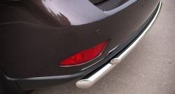16 299 р. Защита заднего бампера (Ø63 и 42 мм, нержавейка) SLITKOFF Lexus RX270 AL10 дорестайлинг (2010-2012)  с доставкой в г. Пермь. Увеличить фотографию 2