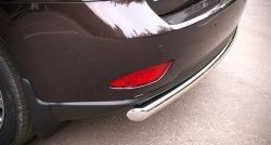 15 349 р. Одинарная защита заднего бампера из трубы диаметром 63 мм SLITKOFF Lexus RX450H AL10 дорестайлинг (2009-2012)  с доставкой в г. Пермь. Увеличить фотографию 2
