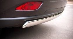 11 599 р. Защита заднего бампера (Ø75x42 мм, нержавейка) Russtal Lexus RX450H AL10 дорестайлинг (2009-2012)  с доставкой в г. Пермь. Увеличить фотографию 2