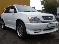 7 299 р. Накладка на передний бампер HARRIER RX Lexus RX300 XU10 дорестайлинг (1995-2001) (Неокрашенная)  с доставкой в г. Пермь. Увеличить фотографию 2