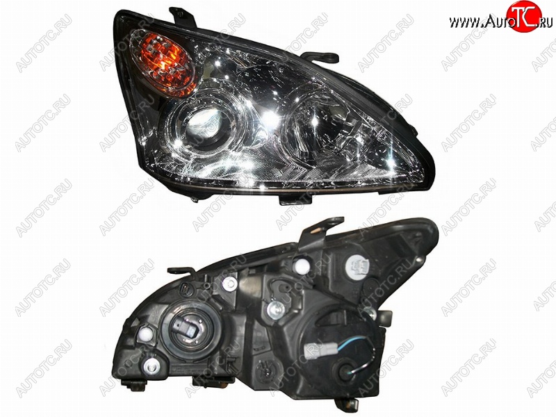 10 549 р. Правая передняя фара SAT (линза) Toyota Harrier XU30 (2003-2013)  с доставкой в г. Пермь