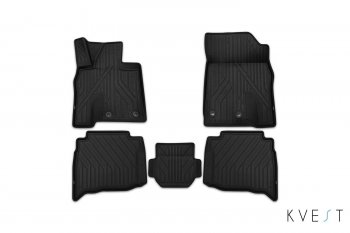 Комплект ковриков салона Kvest 4 шт Lexus RX450 AL20 дорестайлинг (2015-2019)