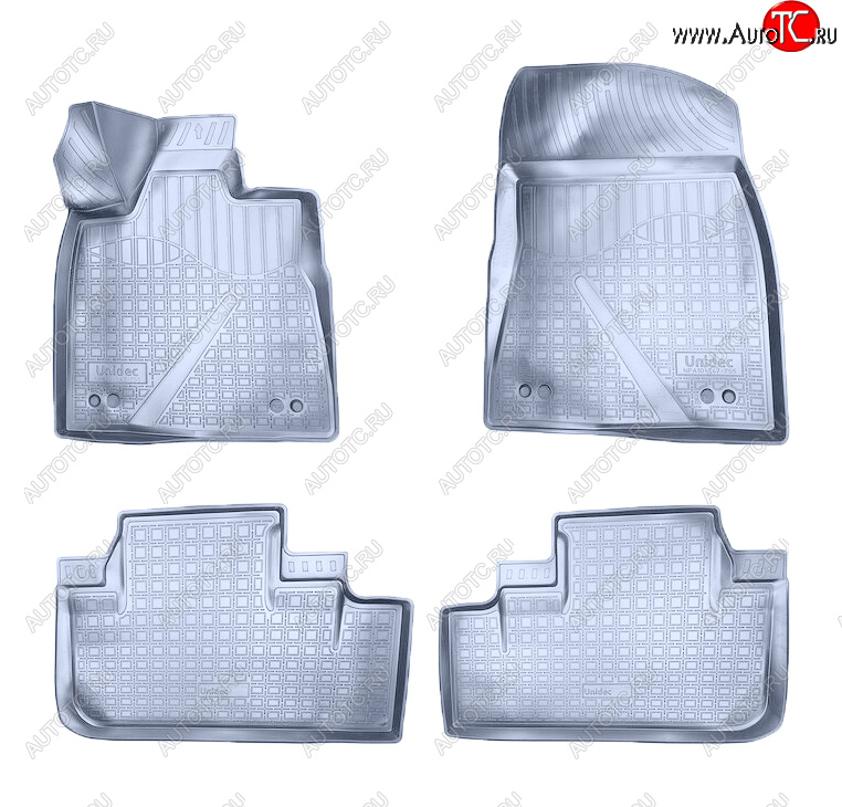 3 699 р. Коврики салона Norplast Unidec  Lexus RX ( 270,  200T) - RX350  AL20 (Цвет: серый)  с доставкой в г. Пермь