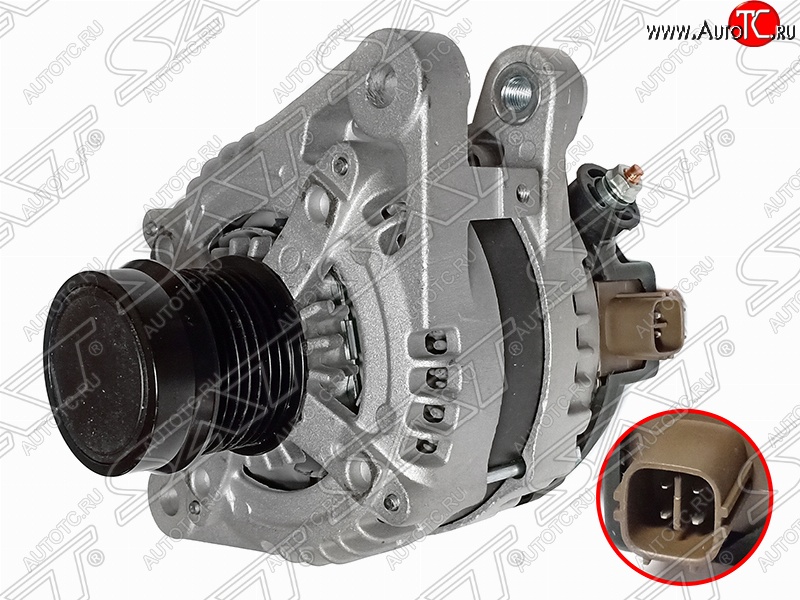 8 649 р. Генератор (100A/ 12V) (2GR) SAT Toyota Camry XV40 дорестайлинг (2006-2008)  с доставкой в г. Пермь