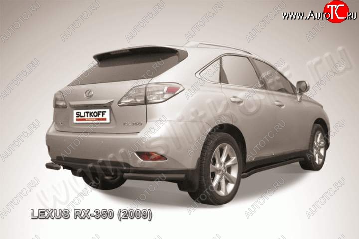 8 849 р. Уголки d57 Lexus RX350 AL10 дорестайлинг (2008-2012) (Цвет: серебристый)  с доставкой в г. Пермь