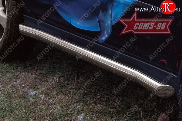 16 379 р. Защита порогов Souz-96 (d76) Lexus RX400H XU30 рестайлинг (2005-2009)  с доставкой в г. Пермь
