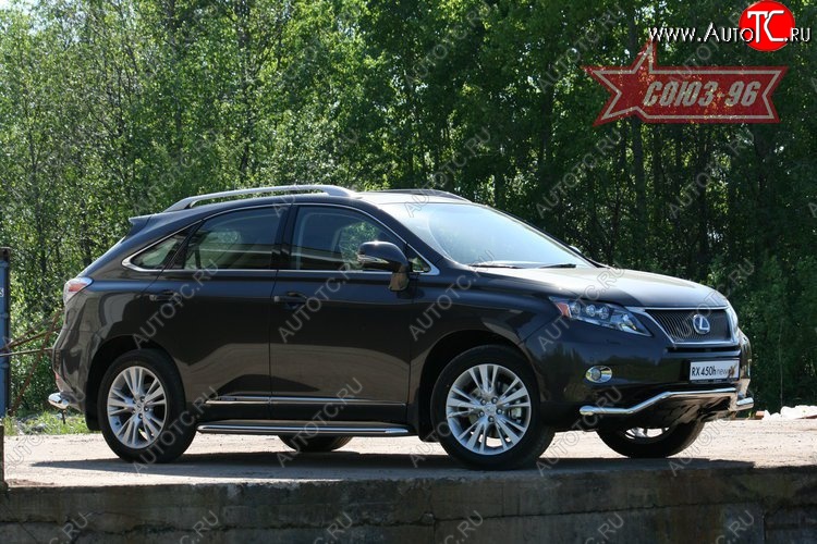 16 199 р. Защита переднего бампера одинарная Souz-96 (d60)  Lexus RX450H  AL10 (2009-2012) дорестайлинг  с доставкой в г. Пермь