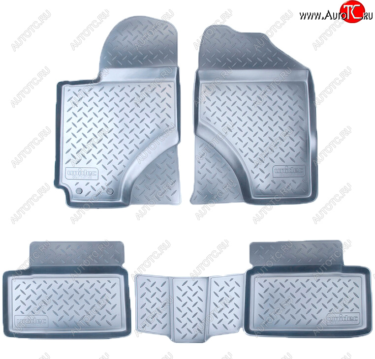 3 199 р. Коврики салона Norplast Unidec  Lifan Breez (2006-2012) (Цвет: серый)  с доставкой в г. Пермь