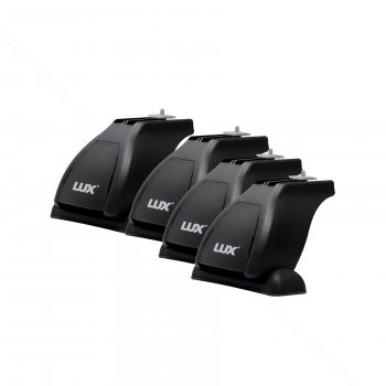 12 389 р. Багажник на крышу без рейлингов в сборе LUX1  Lifan Celiya (2013-2025) (поперечины аэро-классик 110 см (цвет серебро), с болтами секретками)  с доставкой в г. Пермь. Увеличить фотографию 3