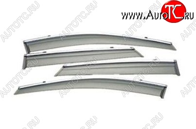 4 299 р. Комплект дефлекторов окон (ветровиков) 4 шт. СТ Lifan X60 дорестайлинг (2011-2015)  с доставкой в г. Пермь