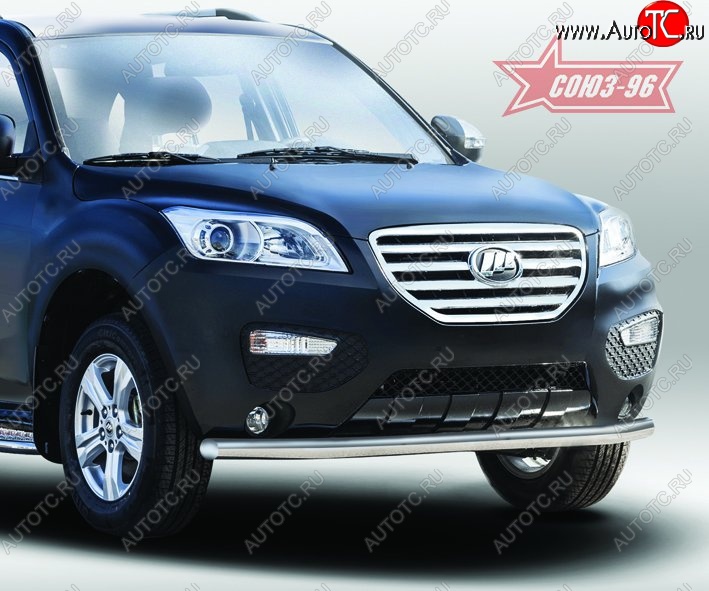 9 899 р. Защита переднего бампера одинарная Souz-96 (d60).  Lifan X60 (2011-2016) дорестайлинг, 1-ый рестайлинг  с доставкой в г. Пермь