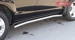 11 474 р. Защита порогов Souz-96 (d60)  Lifan X60 (2011-2015) дорестайлинг  с доставкой в г. Пермь. Увеличить фотографию 2