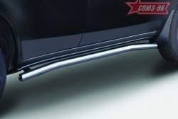 Защита порогов Souz-96 (d60) Lifan X60 (2011-2015) дорестайлинг