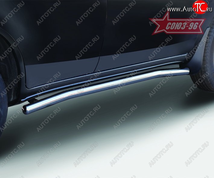 11 474 р. Защита порогов Souz-96 (d60)  Lifan X60 (2011-2015) дорестайлинг  с доставкой в г. Пермь