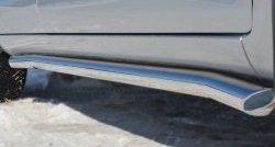 70 999 р. Защита порогов из круглой трубы диаметром 63 мм Russtal Lifan X60 1-ый рестайлинг (2015-2016) (Защита порогов с со скосами на торцах (вариант 1))  с доставкой в г. Пермь. Увеличить фотографию 4