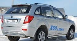 70 999 р. Защита порогов из круглой трубы диаметром 63 мм Russtal Lifan X60 1-ый рестайлинг (2015-2016) (Защита порогов с со скосами на торцах (вариант 1))  с доставкой в г. Пермь. Увеличить фотографию 5