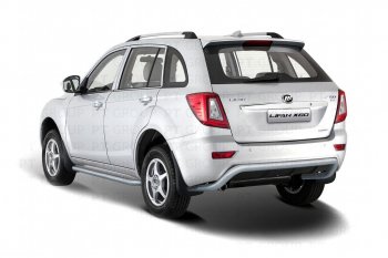 5 359 р. Защита заднего бампера PT GROUP Ø51мм ШАГРЕНЬ (ППК) LIFAN X60 2012-2016  Lifan X60 (2011-2016) дорестайлинг, 1-ый рестайлинг (Черная (шагрень))  с доставкой в г. Пермь. Увеличить фотографию 2