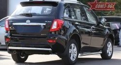 Защита заднего бампера Souz-96 (d60) Lifan X60 (2011-2015) дорестайлинг