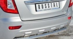 14 249 р. Одинарная защита заднего бампера из трубы диаметром 63 мм SLITKOFF Lifan X60 1-ый рестайлинг (2015-2016)  с доставкой в г. Пермь. Увеличить фотографию 2
