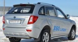 14 249 р. Одинарная защита заднего бампера из трубы диаметром 63 мм SLITKOFF Lifan X60 1-ый рестайлинг (2015-2016)  с доставкой в г. Пермь. Увеличить фотографию 4