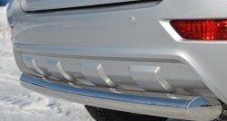 15 699 р. Одинарная защита заднего бампера из трубы диаметром 76 мм SLITKOFF Lifan X60 2-ой рестайлинг (2016-2025)  с доставкой в г. Пермь. Увеличить фотографию 3