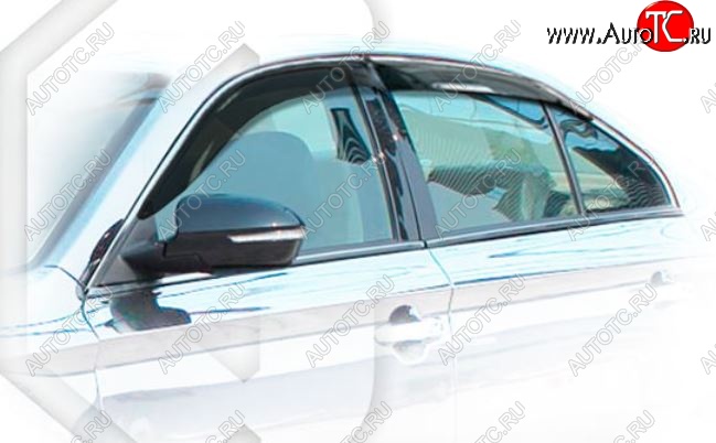 1 999 р. Дефлектора окон CA-Plastiс Lifan Murman 820 (2017-2025) (Classic полупрозрачный, Без хром.молдинга)  с доставкой в г. Пермь