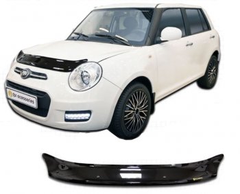 Дефлектор капота CA-Plastiс Lifan Smily  330 хэтчбэк (2014-2017) рестайлинг