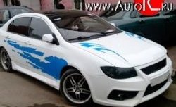 4 999 р. Передний бампер Sport Lifan Solano  дорестайлинг (2010-2015) (Неокрашенный)  с доставкой в г. Пермь. Увеличить фотографию 6