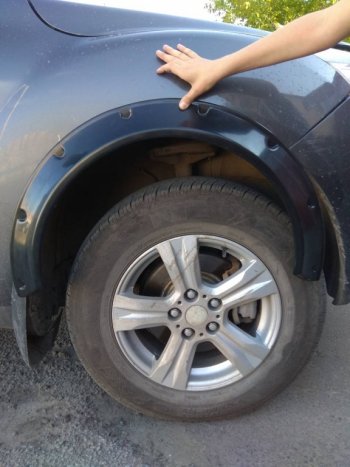 1 249 р. Универсальные расширители колёсных арок Uni Honda Civic FL хэтчбэк 5 дв. рестайлинг (2024-2025) (Вылет 40 мм (без сужений к краям), Поверхность: глянец )  с доставкой в г. Пермь. Увеличить фотографию 25