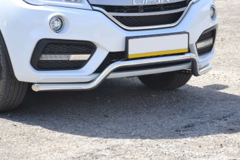 18 199 р. Защита переднего бампера Petroil Tuning (d51, волна)  Lifan X60 (2016-2025) 2-ой рестайлинг (Нержавеющая полированная сталь)  с доставкой в г. Пермь. Увеличить фотографию 3