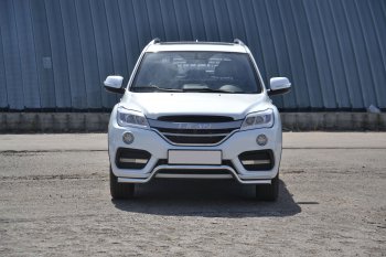 18 199 р. Защита переднего бампера Petroil Tuning (d51, волна)  Lifan X60 (2016-2025) 2-ой рестайлинг (Нержавеющая полированная сталь)  с доставкой в г. Пермь. Увеличить фотографию 4