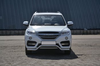 15 599 р. Защита переднего бампера Petroil Tuning (d63, волна)  Lifan X60 (2016-2025) 2-ой рестайлинг (Нержавеющая полированная сталь)  с доставкой в г. Пермь. Увеличить фотографию 3