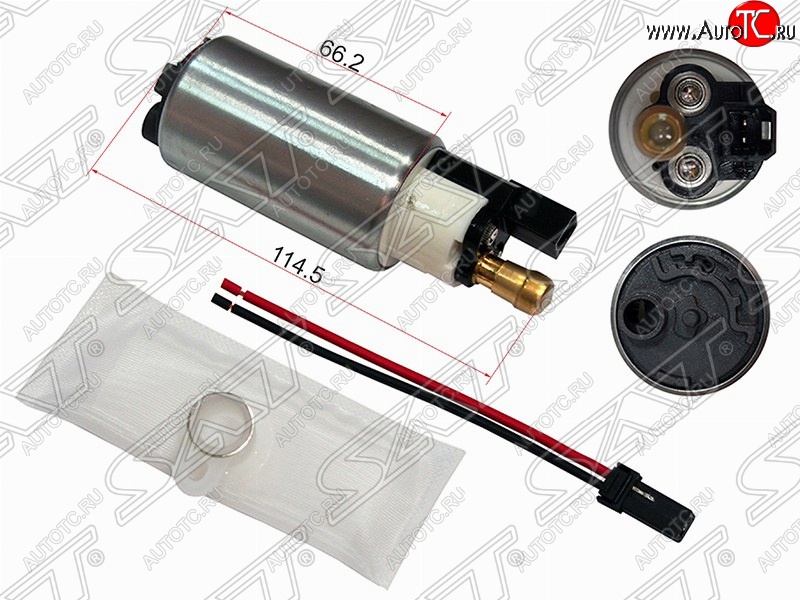 1 089 р. Насос топливный SAT (12V, 3BAR, 1,6 / 1,8 / 2,0) Mazda Demio 3 DE дорестайлинг (2007-2011)  с доставкой в г. Пермь