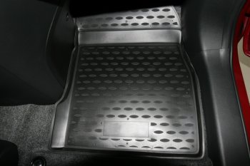 3 699 р. Коврики в салон (чёрные) Element Mazda Demio 3 DE дорестайлинг (2007-2011)  с доставкой в г. Пермь. Увеличить фотографию 4