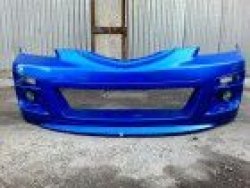 8 649 р. Передний бампер AutoEXE Mazda 3/Axela BK дорестайлинг, хэтчбэк (2003-2006) (Неокрашенный)  с доставкой в г. Пермь. Увеличить фотографию 2