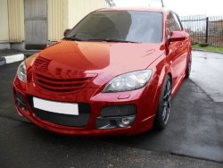 4 849 р. Решетка радиатора ASC MAGNUM Mazda 3/Axela BK дорестайлинг, хэтчбэк (2003-2006) (Неокрашенная)  с доставкой в г. Пермь. Увеличить фотографию 2