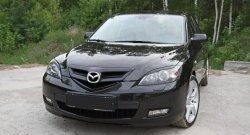 749 р. Реснички на фары RA V2  Mazda 3/Axela  BK (2003-2009) дорестайлинг, хэтчбэк, рестайлинг, хэтчбэк (Неокрашенные)  с доставкой в г. Пермь. Увеличить фотографию 2