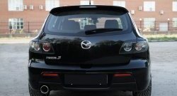749 р. Реснички на фонари RA Mazda 3/Axela BK дорестайлинг, хэтчбэк (2003-2006) (Неокрашенные)  с доставкой в г. Пермь. Увеличить фотографию 3