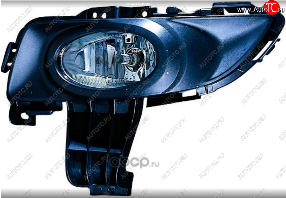 1 099 р. Левая противотуманная фара DEPO Mazda 3/Axela BK дорестайлинг, хэтчбэк (2003-2006)  с доставкой в г. Пермь