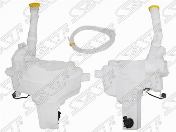 Бачок омывателя SAT (с датчиком и моторчиком,большой) Mazda 3/Axela  BK (2003-2009) дорестайлинг седан, рестайлинг седан