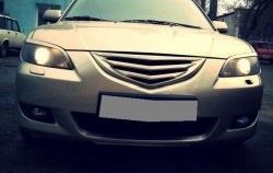 3 189 р. Решётка радиатора Корнер Mazda 3/Axela BK дорестайлинг седан (2003-2006) (Неокрашенная)  с доставкой в г. Пермь. Увеличить фотографию 7