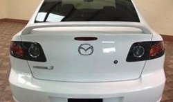 4 949 р. Спойлер CT Mazda 3/Axela BK дорестайлинг седан (2003-2006) (Неокрашенный)  с доставкой в г. Пермь. Увеличить фотографию 2