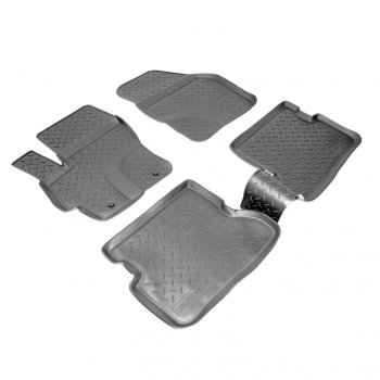 Комплект ковриков в салон Norplast Unidec Mazda 3/Axela  BK (2003-2009) дорестайлинг седан, дорестайлинг, хэтчбэк, рестайлинг седан, рестайлинг, хэтчбэк (Цвет: черный)