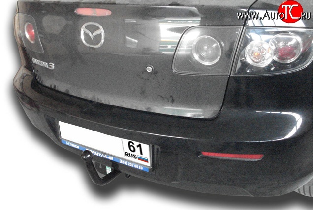 7 019 р. Фаркоп NovLine  Mazda 3/Axela  BK (2003-2009) дорестайлинг седан, дорестайлинг, хэтчбэк, рестайлинг седан, рестайлинг, хэтчбэк  с доставкой в г. Пермь